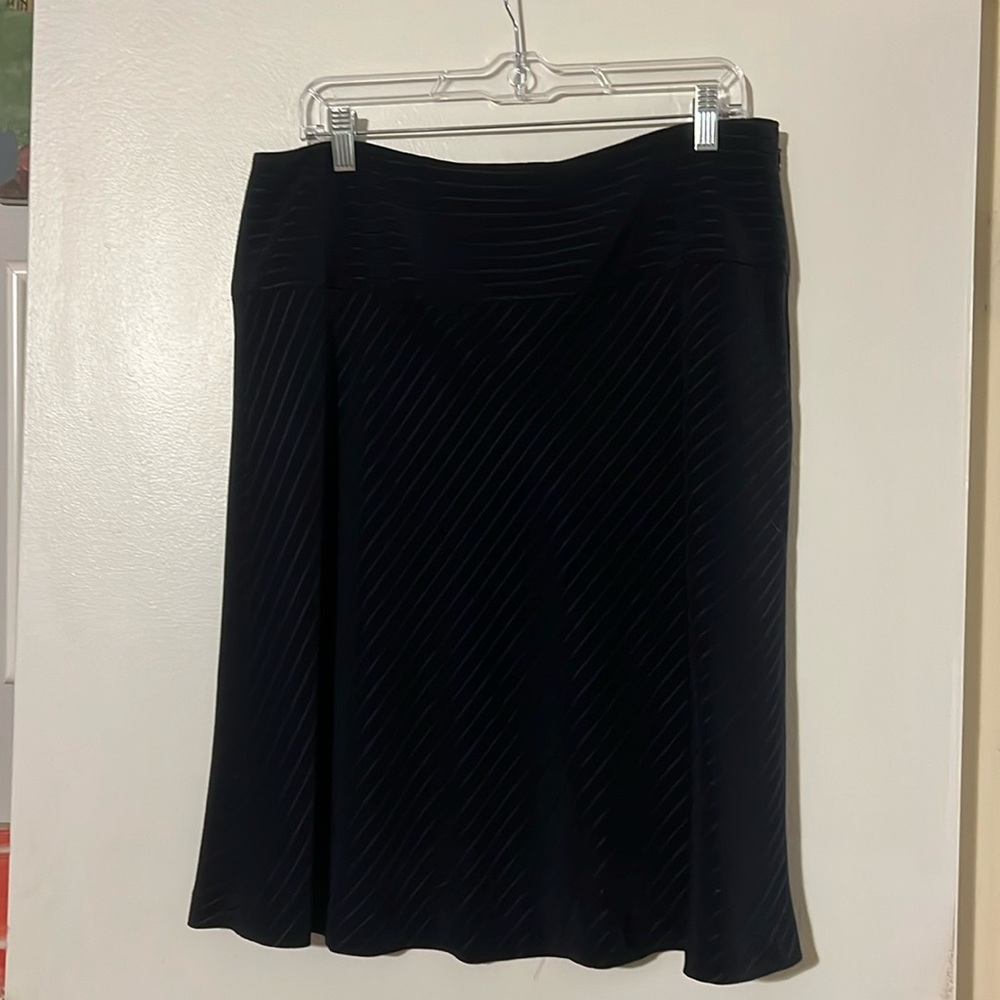 Calvin Klein midnight blue skirt. Hidden side zip.